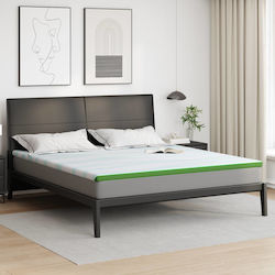 vidaXL Ανώστρωμα King Size Polyester 200x200x6εκ.