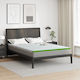 vidaXL Ανώστρωμα Υπέρδιπλο Polyester 160x200x6εκ.