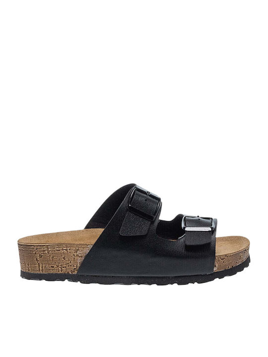 Women's Flat Sandals Anatomic in Black Color