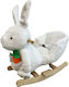 Avra Toys Fabric Rocking Toy with Music White