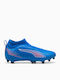 ULTRA 6 MATCH+ Kids Molded Soccer Shoes with Sock without Laces Blue