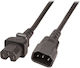 EFB IEC C14 - IEC C15 Kabel 2m Schwarz (EK585.2V2)