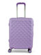 Playful Bags Children's Cabin Travel Suitcase Hard Lila with 4 Wheels Height 55cm
