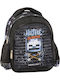 Graffiti School Bag Backpack Kindergarten Multicolour with Water Bottle Holder