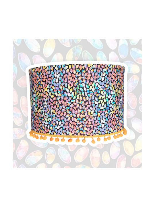 Oxygen Kids Single Ceiling Light E27 Multicolour 36x20cm