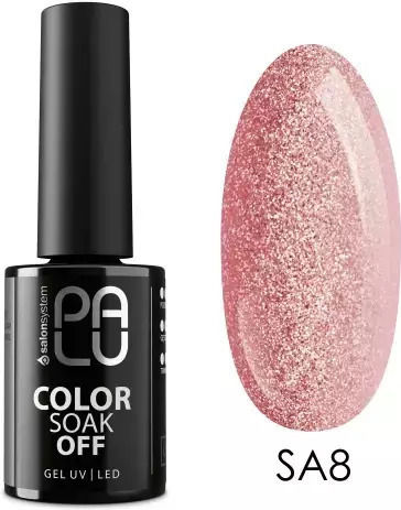 Palu Semi-Permanent Nail Polish SA8 with Glitter 11ml 1pcs