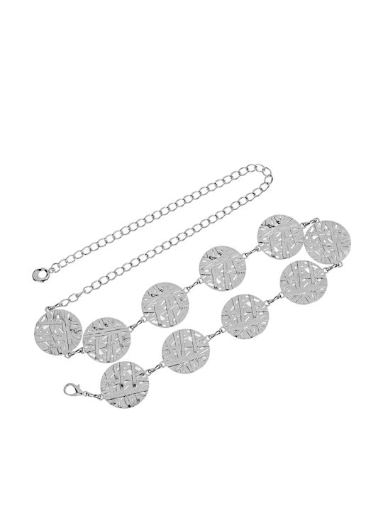 Damen Gürtel Kette Silber