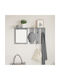 vidaXL Wall Hanger Metal Gray 85x10cm
