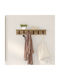 vidaXL Wall Hanger Wooden Brown 60x10.5x10.5cm