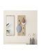 vidaXL Wooden Beige Wall Hanger 30x1.5cm