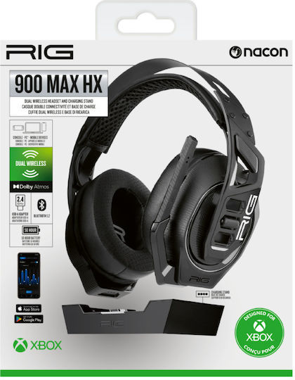 Nacon 900 MAX HX Ασύρματο Over Ear Gaming Headset με σύνδεση Bluetooth / USB