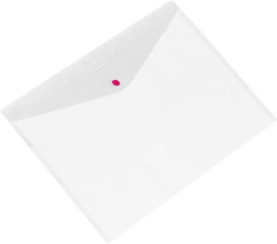 253154 Fişier Cu Buton Pp Transparent A4 32x24cm Set 20 Bucăți