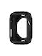 Hurtel Silicone Case in Black color for Apple Watch Series 4, 5, 6, SE