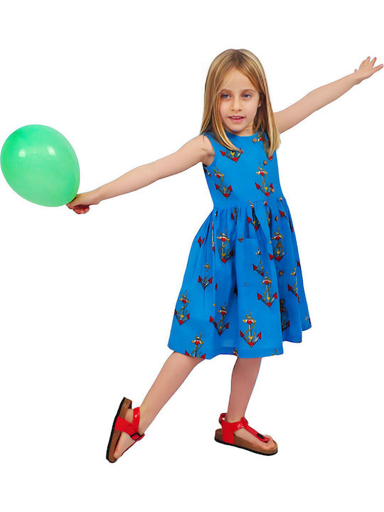 Rochie pentru Copii Fără mâneci Blue