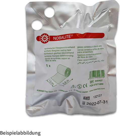 Bandaj De Ghips Sintetic Nobalite Alb 7,5cm X 3,6m