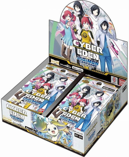 Digimon Card Game Cyber Eden Bt22 Booster Box 24 Packs