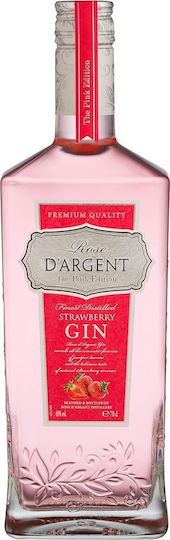 Gin Aromatizat Rose D'argent Căpșuni 37.5% 700ml