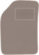 Beige Driver Mat Lancia Ypsilon I Hatchback 1996-2003
