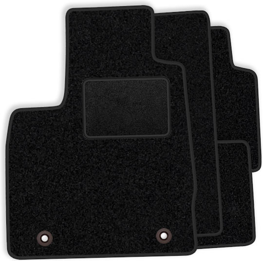 Set Velours Auto Fußmatten Für Ford Explorer II 2001-2006 Schwarz Kante