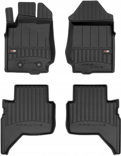 Rubber Car Mats Ford Ranger V 2015-2022 3D Raised Sides