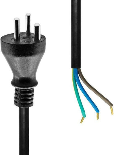 Proxtend Power Cable Denmark Open End 20m Black Pc-koe-020-m