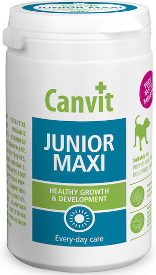 Canvit Junior Maxi Multivitamine pentru câini sub formă de pastile 230gr