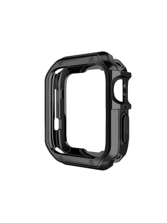 Hurtel Plastic Case in Black color for Apple Watch 49 mm (Ultra 1/2)