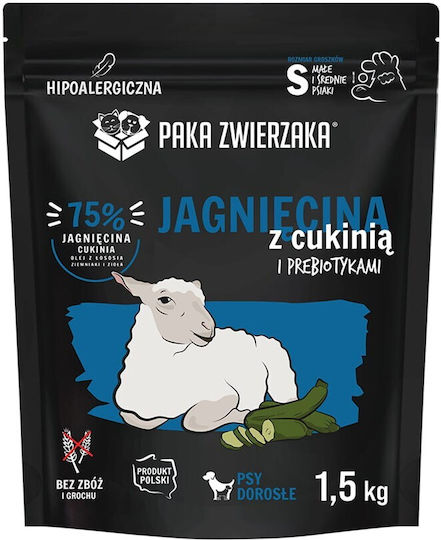 Paka Zwierzaka 1.5kg Dry Food Grain-Free & Gluten-Free for Adult Small & Medium Breed Dogs