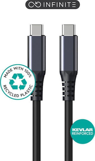 eSTUFF USB 4 Video Kabel USB-C männlich - USB-C 240W Schwarz 1,2m ES604520