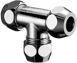 3 8""x3 8""x3 8"" Tee Connector 10 Mm Chrome 3x Clamp