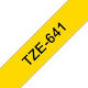 Brother Tze-641 Label Maker Tape in Black Colour Compatible with Brother TZe/TZ