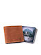 Leather Men's Wallet with RFID Brown