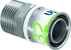 Uponor Υποδοχή με Αρσενικό Σπείρωμα 25mm Μπρούτζινο