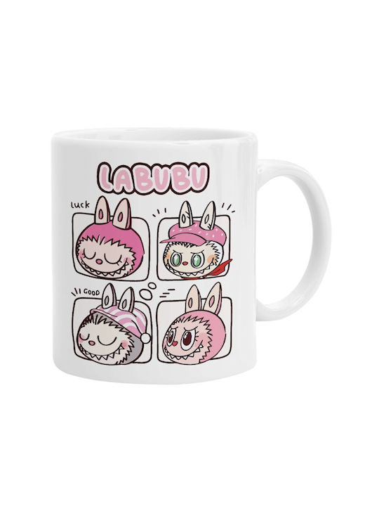 Koupakoupa Labubu Pink Mug Ceramic Pink 330ml