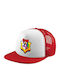 Brawl Stars El Primo Καπέλο Ενηλίκων Soft Trucker Δίχτυ Red White Polyester Ενηλικων Unisex One Size