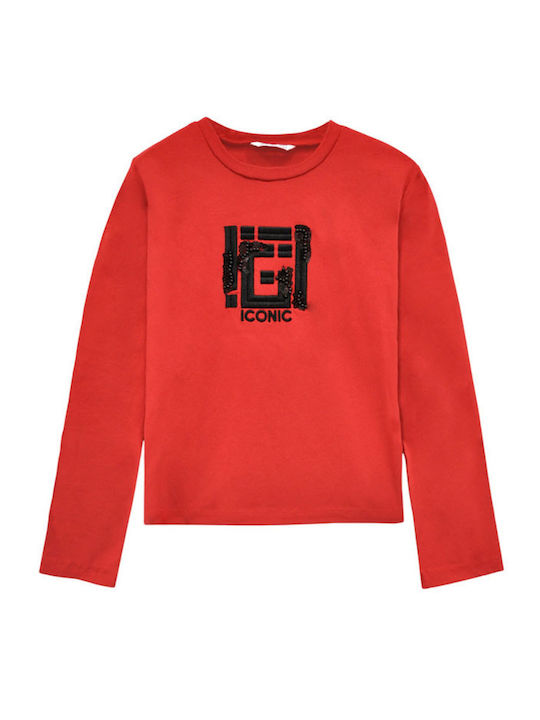 Mayoral Bluza Pentru Copii Cu Mâneci Lungi Roșie