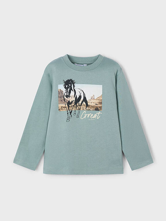 Kids' Shirt Long Sleeve Green
