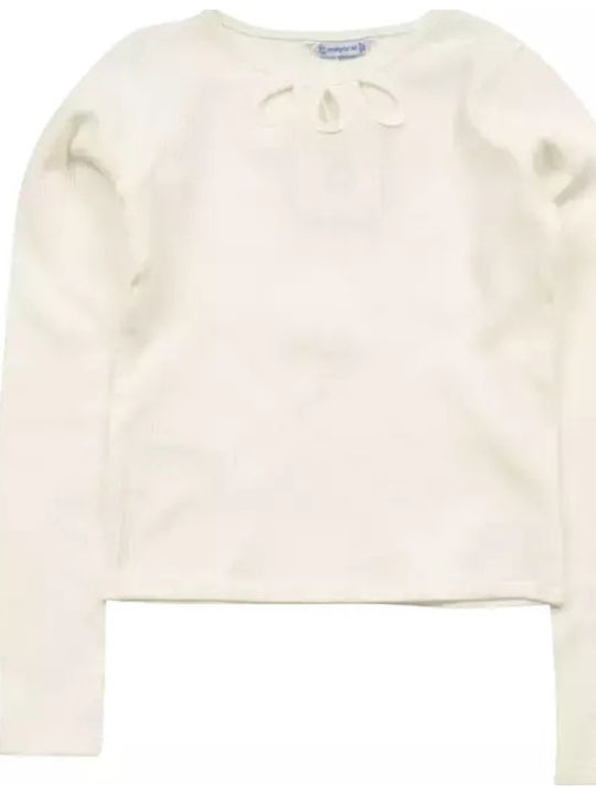 Kinderhemd Langarm Creme