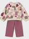 Kids Sweatpants Set Pink 2pcs