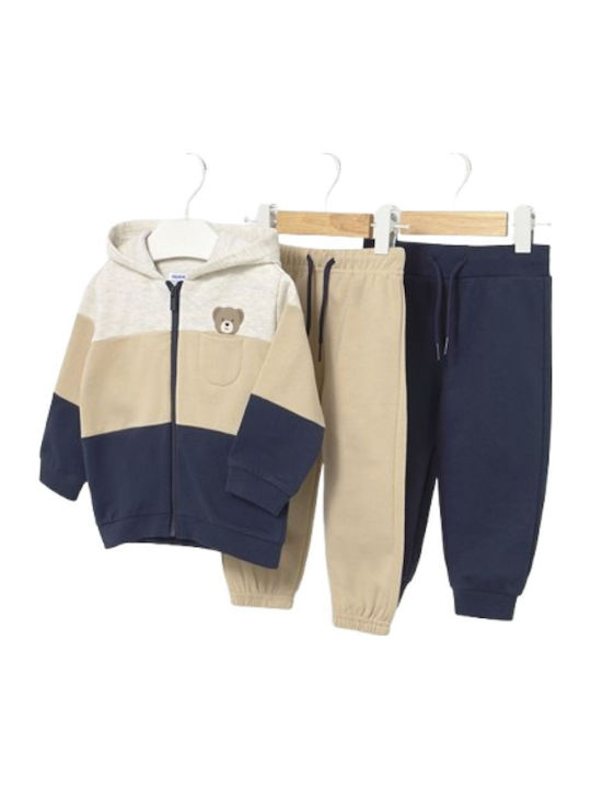 Kids Sweatpants Set Blue 3pcs