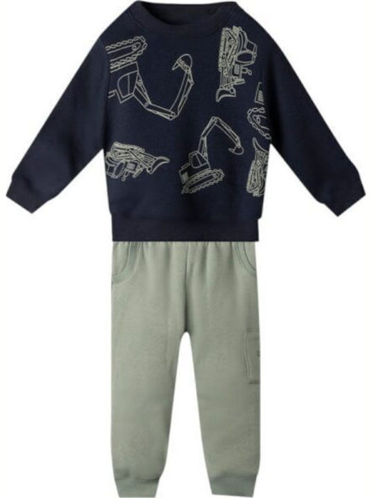 Kids Sweatpants Set Blue 2pcs
