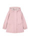Kids Parka with Hood Pink