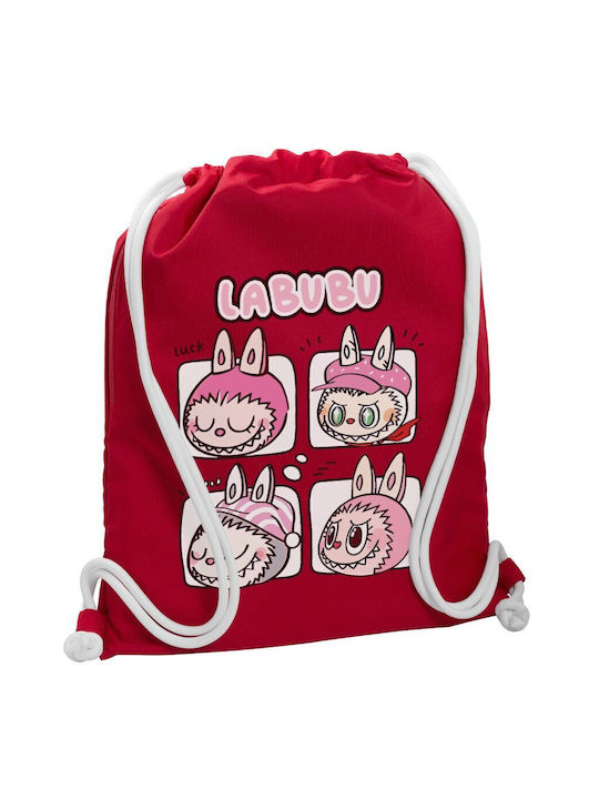Koupakoupa Labubu Pink Τσάντα Πλάτης Γυμναστηρί...