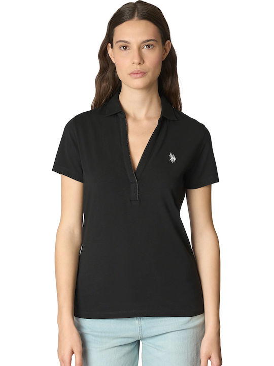 Chri Women's Polo Blouse Nero