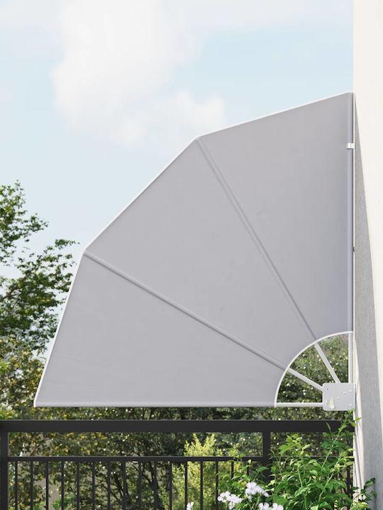 vidaXL Seitenrolloschatten Garten Gray 1.15x1.15m
