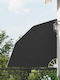 vidaXL Garden Sideway Sunshade Roller Gray 1.4x1.4cm