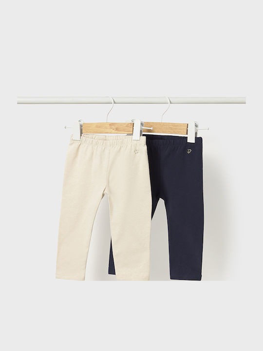 Mayoral Kids Leggings Set Long Navy Blue
