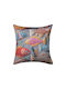 Silk Fashion Decorative Pillow Case Multicolour 45x45cm
