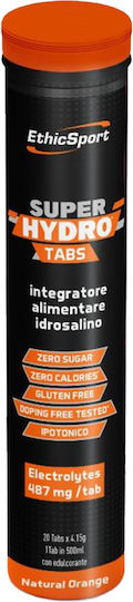 EthicSport Super Hydro 487mg Πορτοκάλι 20 αναβράζοντα δισκία