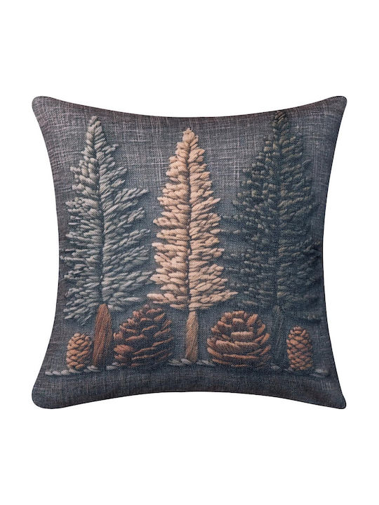 Silk Fashion Christmas Decorative Square Pillow...